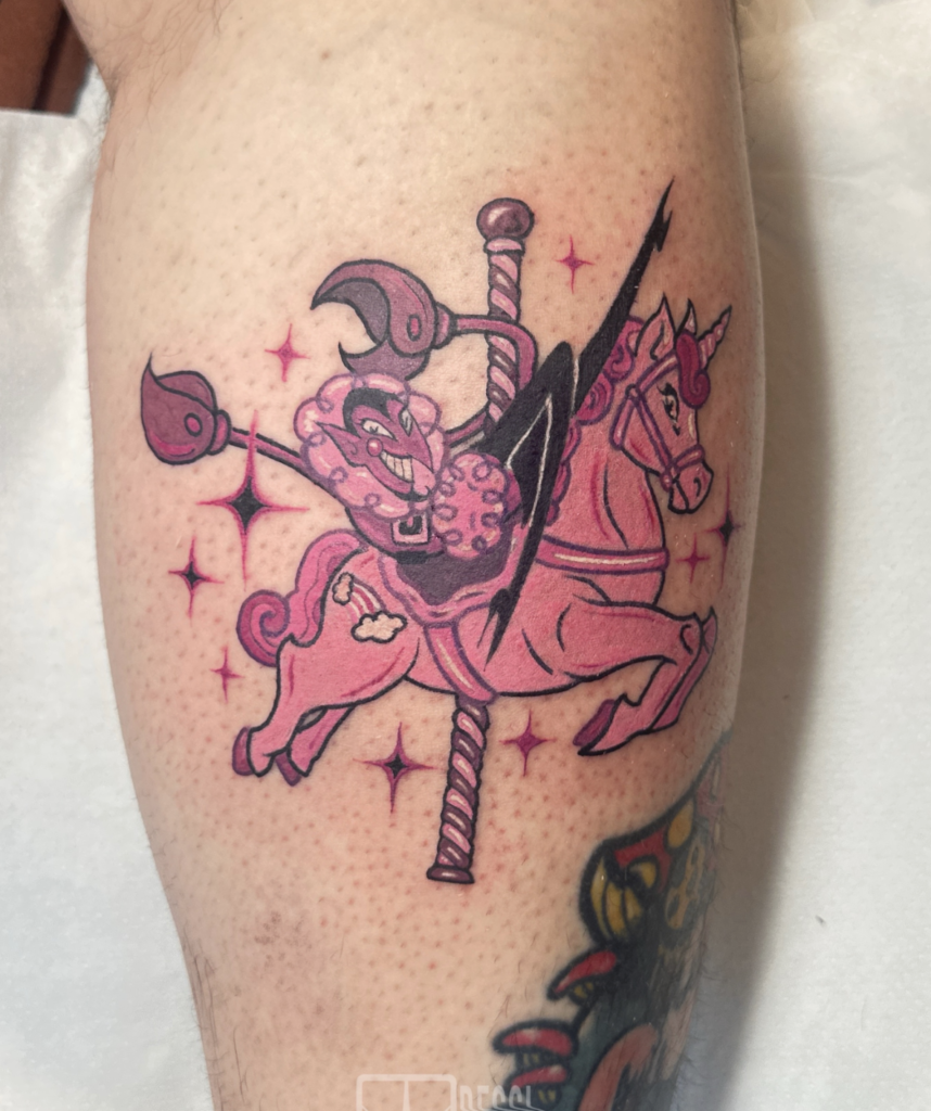 HIM Horse Powerpuff Girls Tattoo