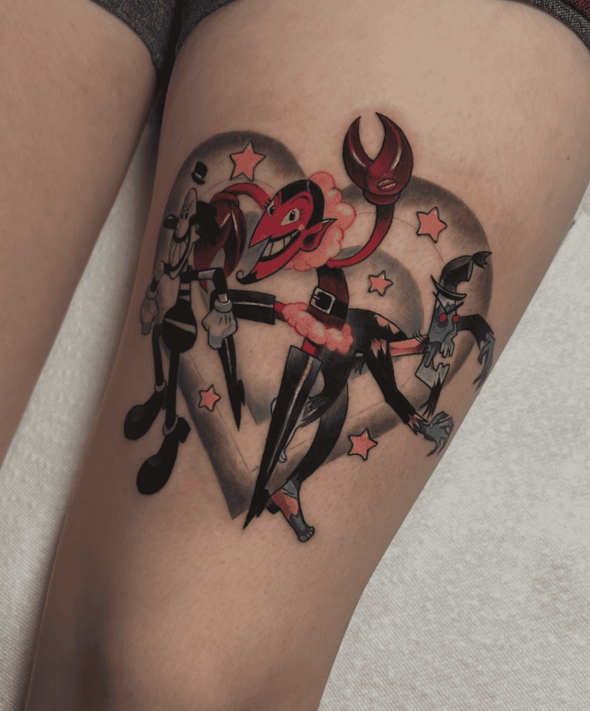 HIM Villains Powerpuff Girls Tattoo