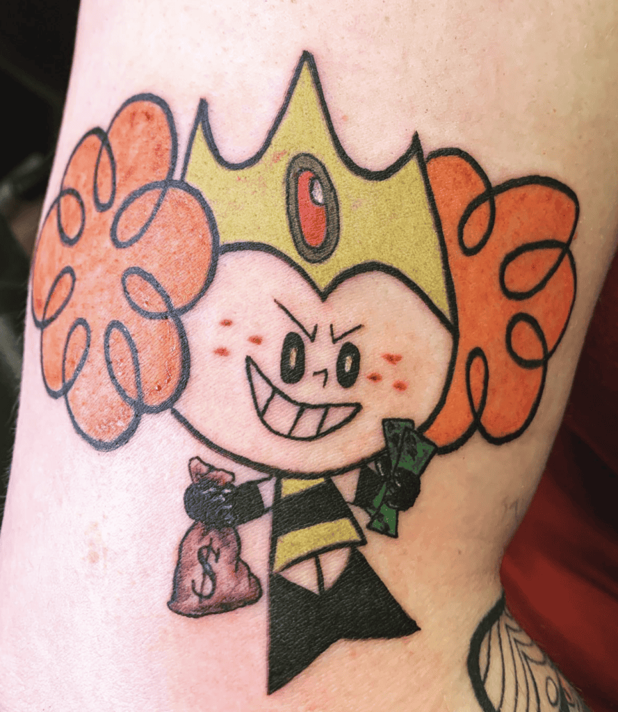 Princess Morbucks Money Powerpuff Girls Tattoo