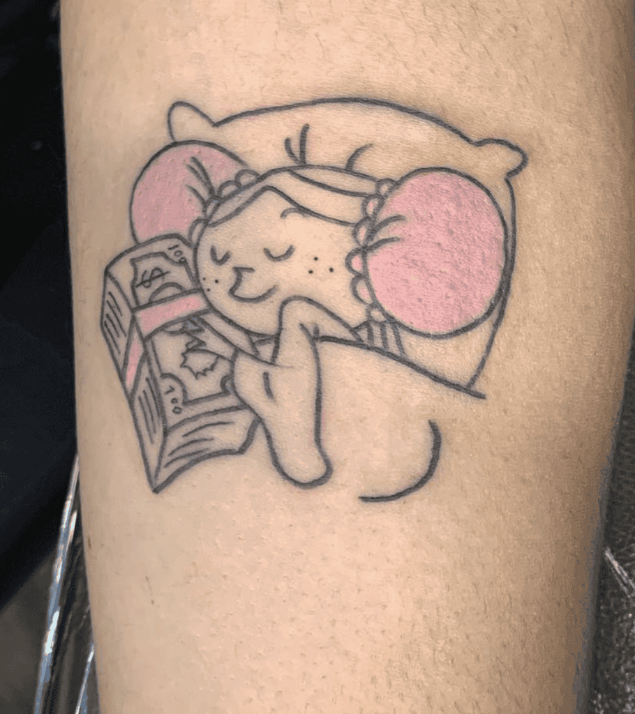 Princess Morbucks Sleep Powerpuff Girls Tattoo