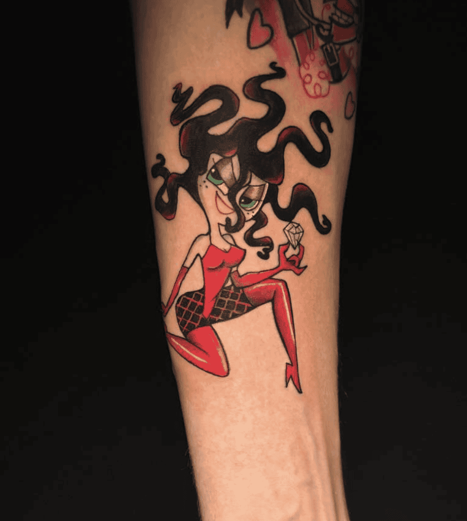 Sedusa Diamond Powerpuff Girls Tattoo