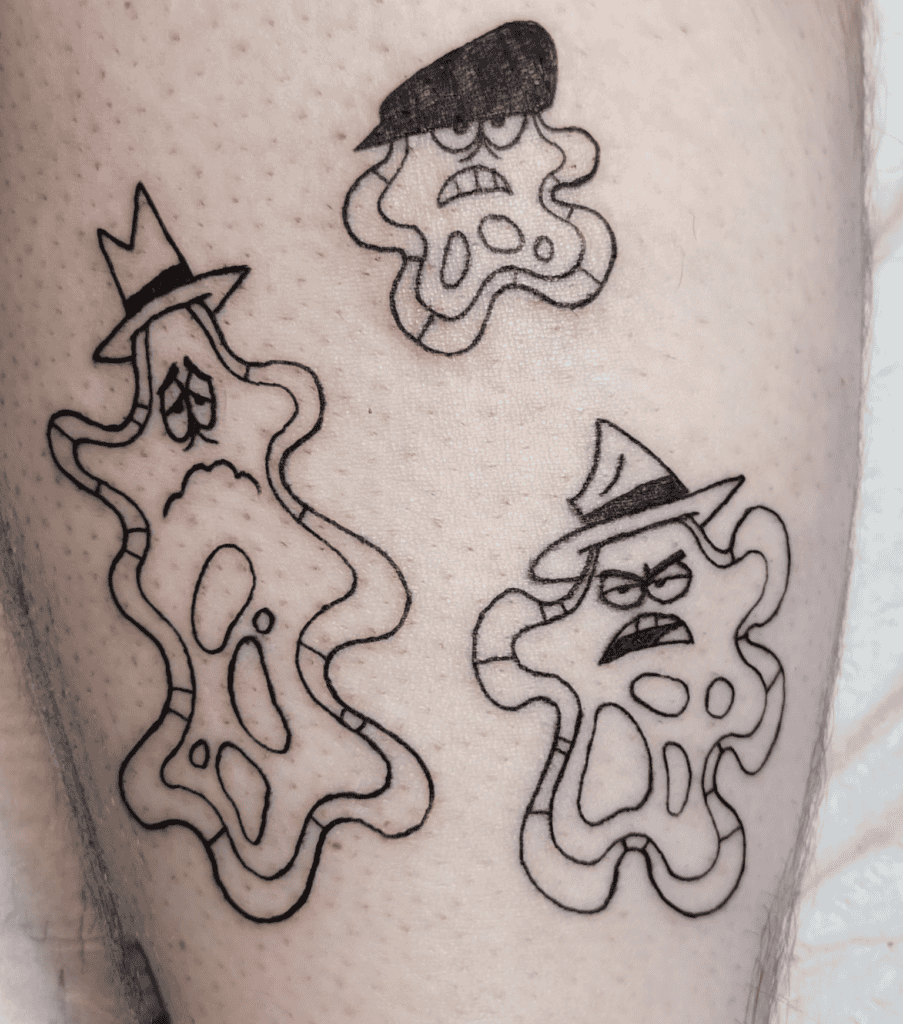 The Amoeba Boys Powerpuff Girls Tattoo