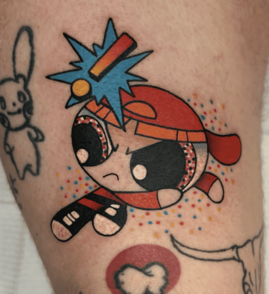 The Rowdyruff Boys Brick Powerpuff Girls Tattoo