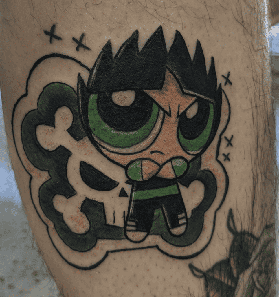 The Rowdyruff Boys Butch Powerpuff Girls Tattoo