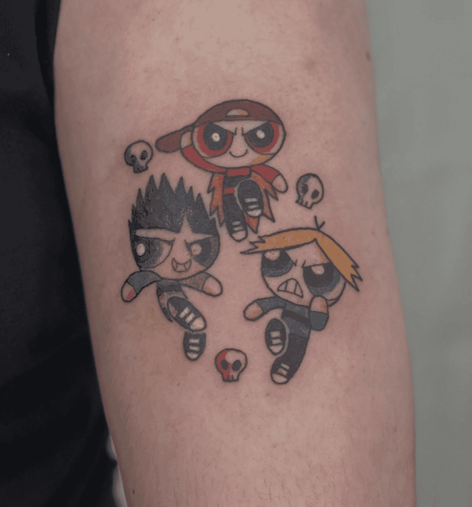 The Rowdyruff Boys Powerpuff Girls Tattoo