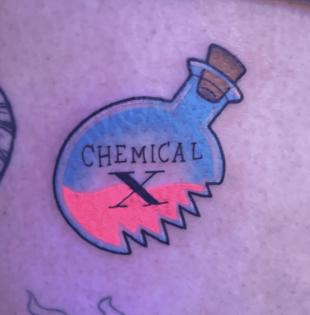 Chemical X Powerpuff Girls Tattoo