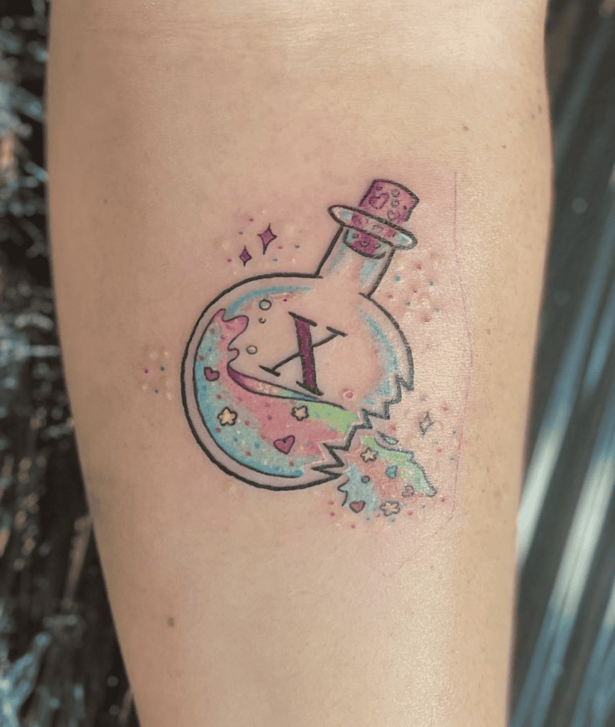 Chemical X Spill Powerpuff Girls Tattoo