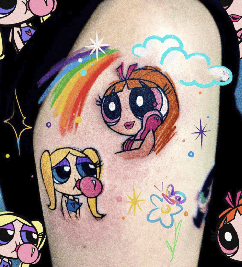 Teen Powerpuff Girls Tattoo
