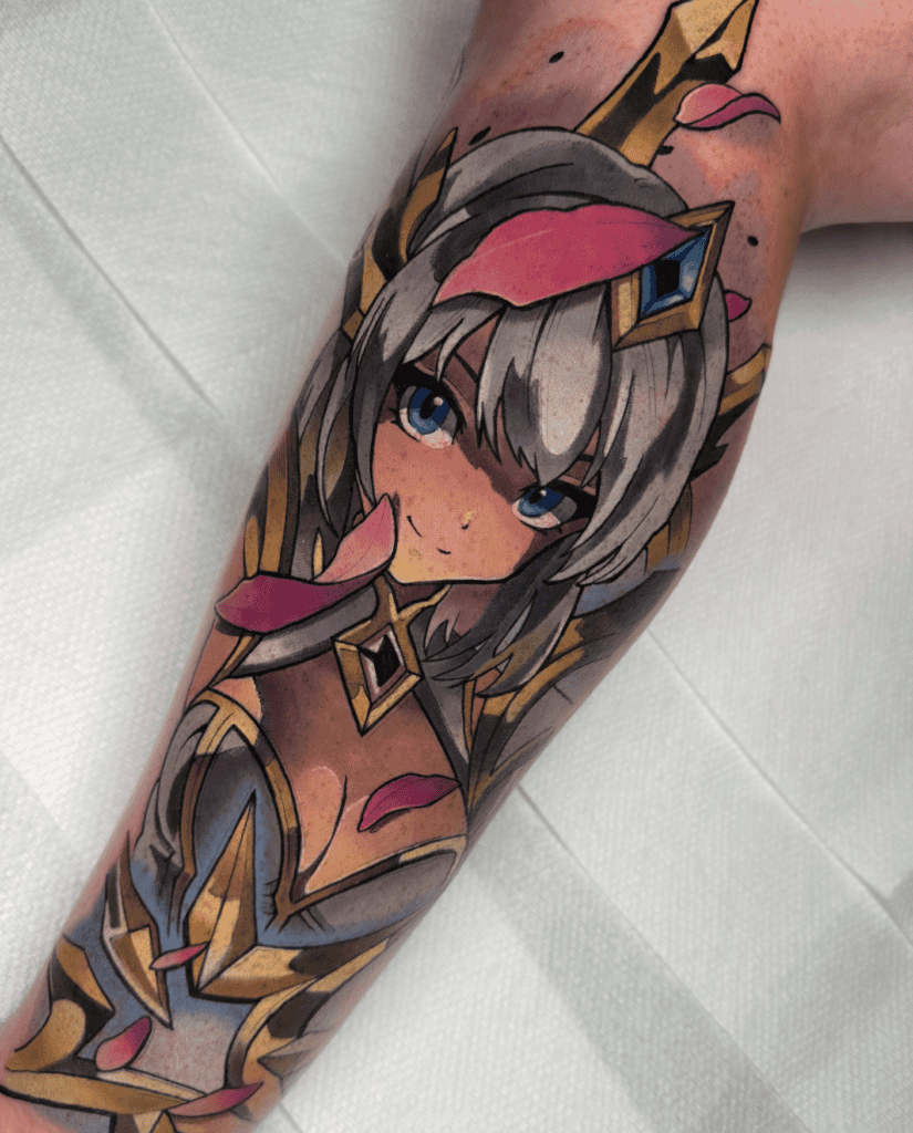 Lux Hero League of Legends Tattoo
