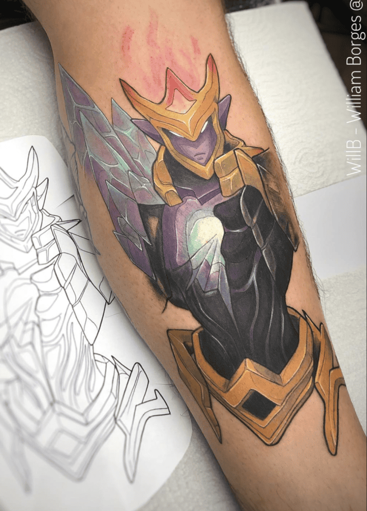 Jarvan IV Alt League of Legends Tattoo