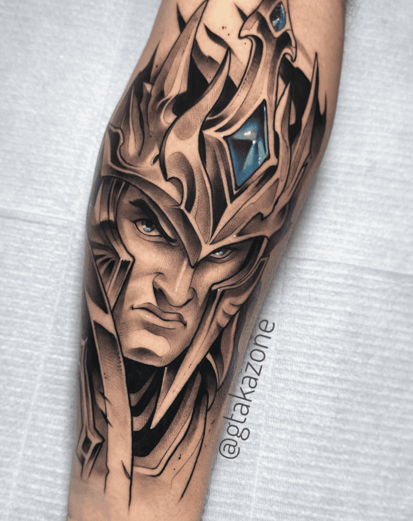 Jarvan IV League of Legends Tattoo