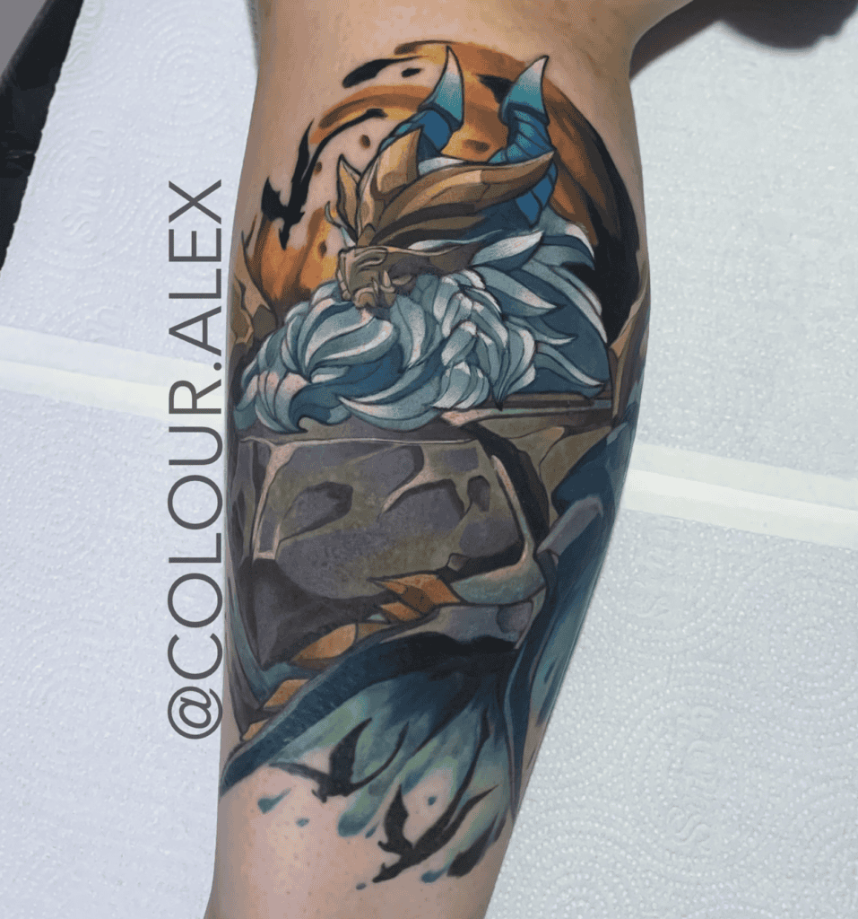 Galio Alt League of Legends Tattoo