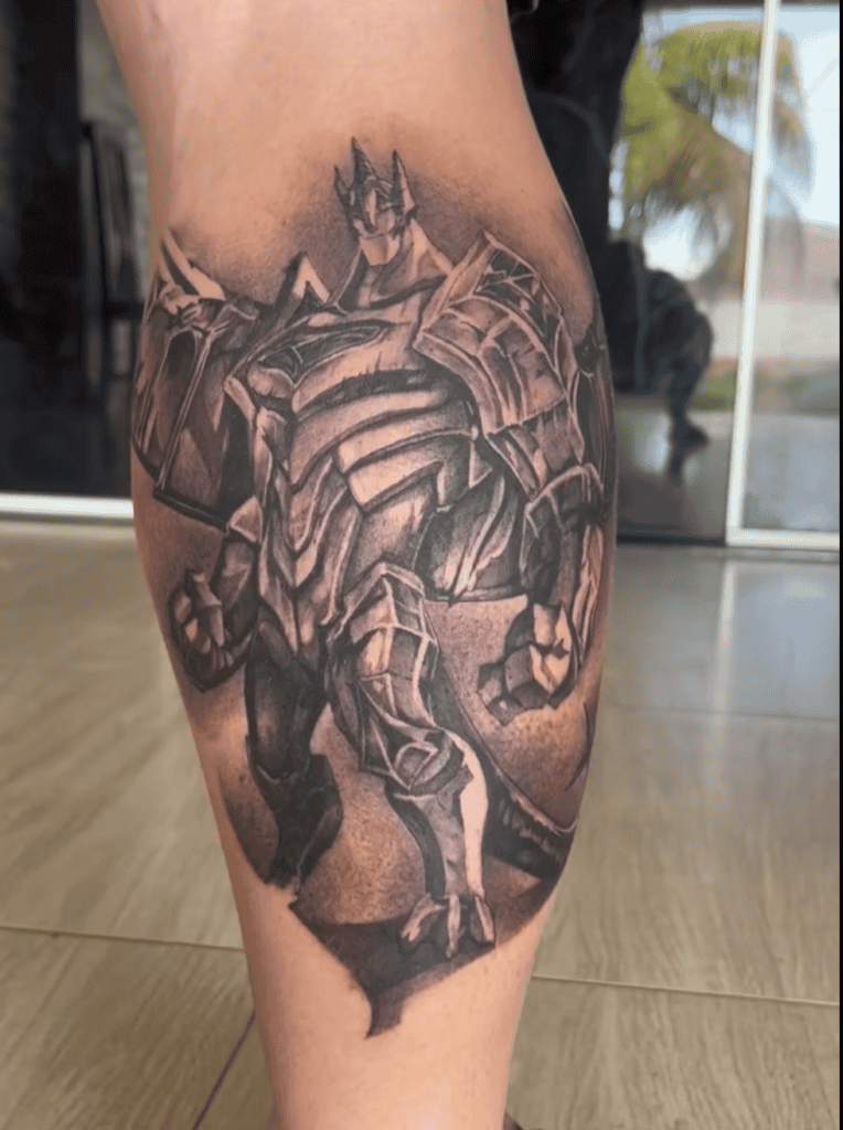 Galio Stance League of Legends Tattoo