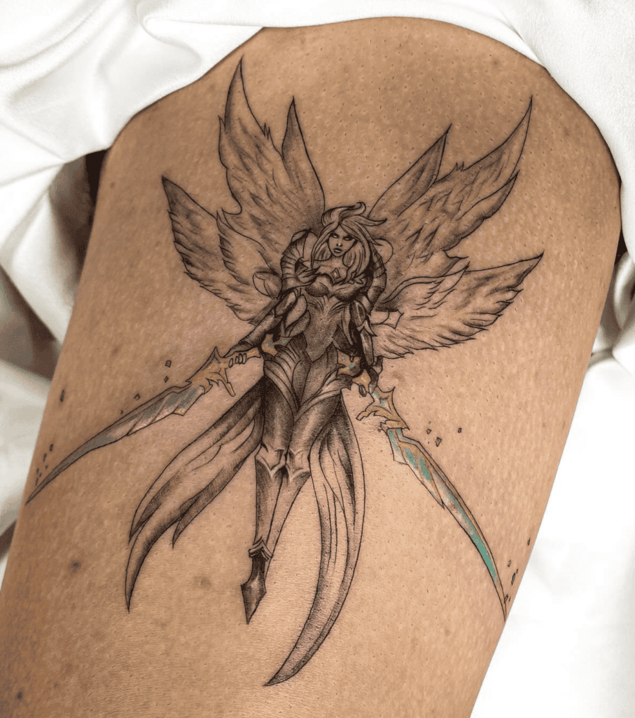 Kayle League of Legends Tattoo