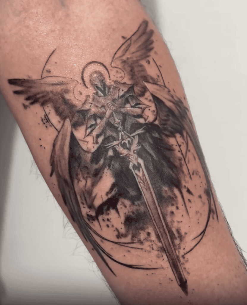 Kayle Sword League of Legends Tattoo