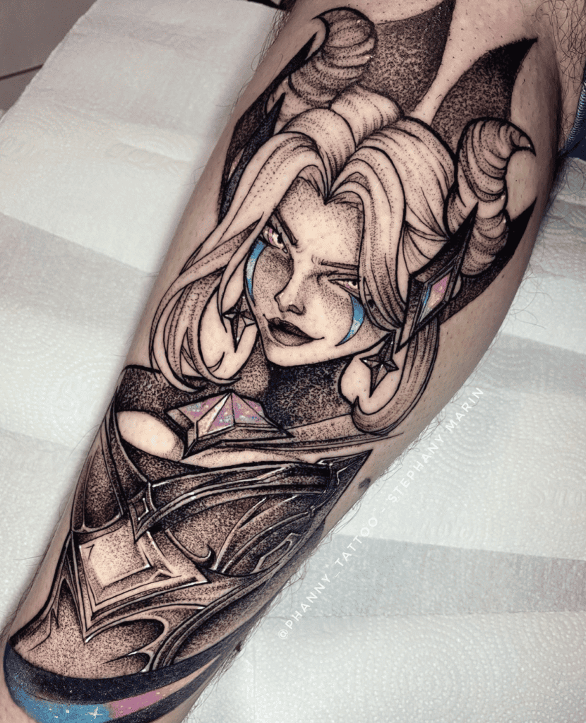 Morgana Alt League of Legends Tattoo