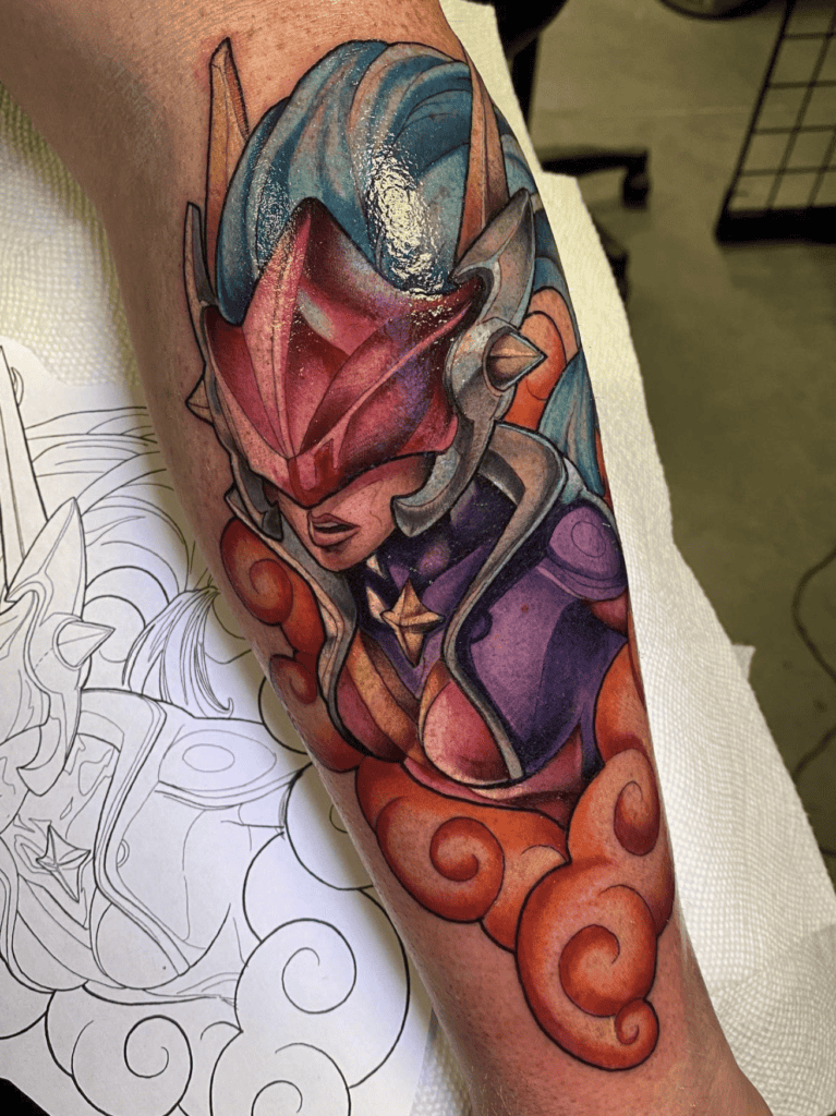 Shyvana League of Legends Tattoo
