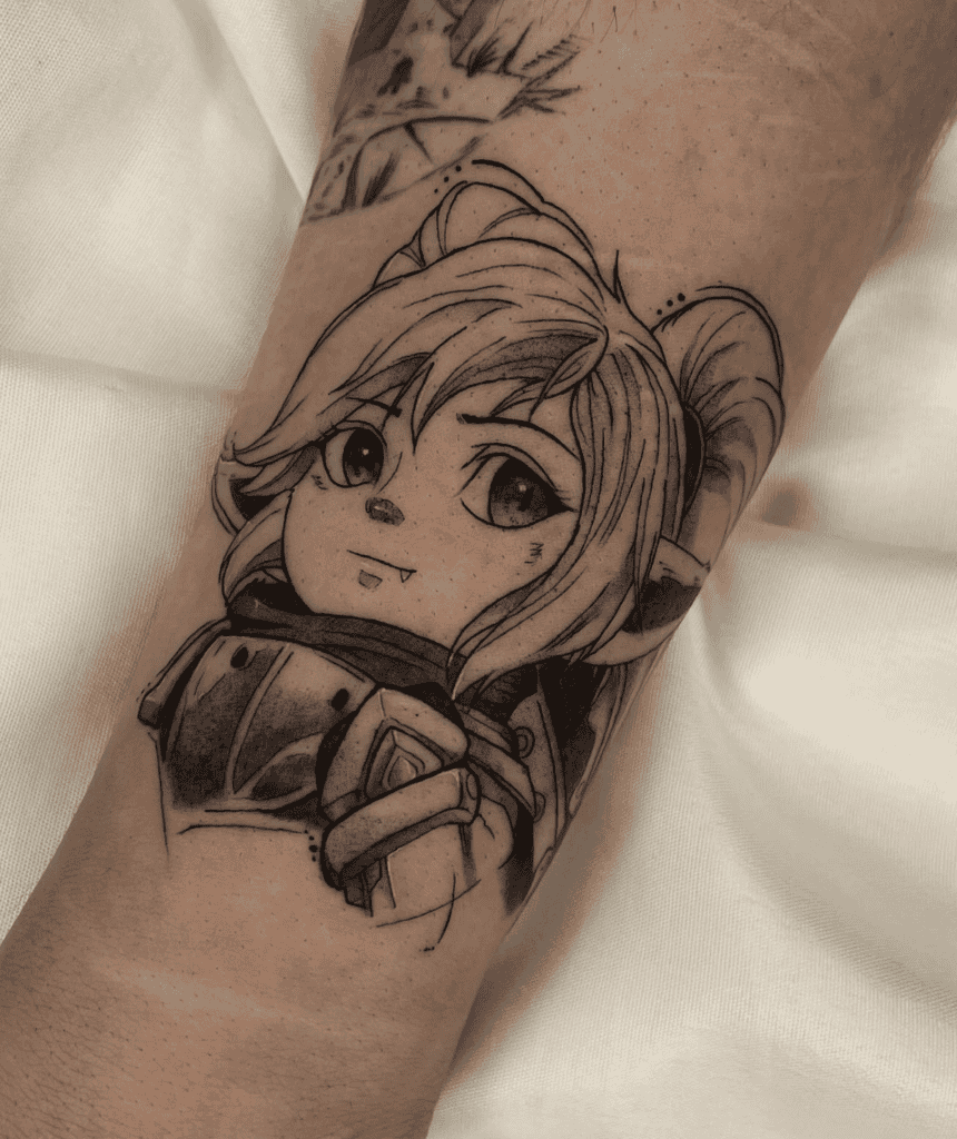 Poppy League of Legends Tattoo