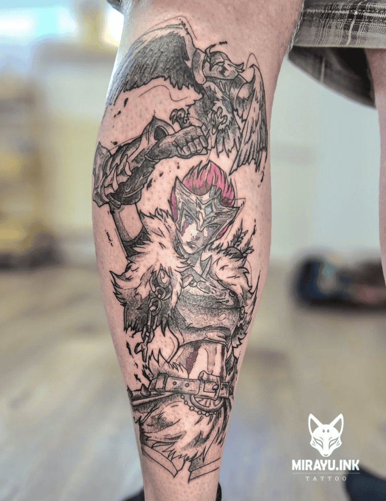 Quinn League of Legends Tattoo
