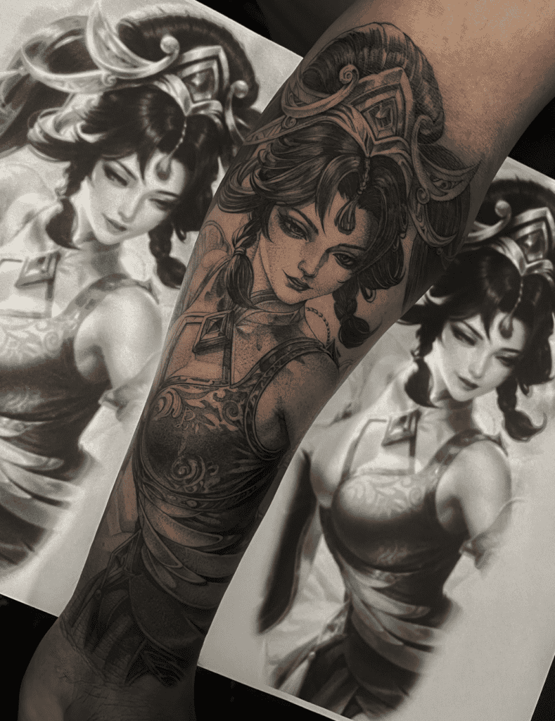 Sona League of Legends Tattoo