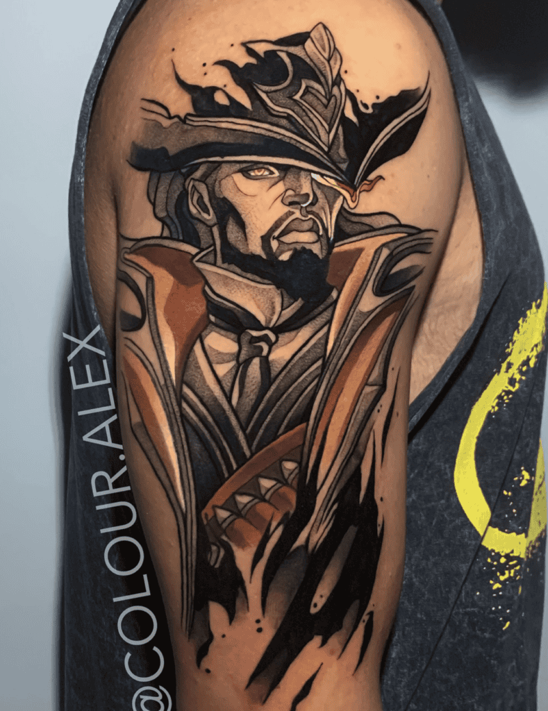 Lucian League of Legends Tattoo