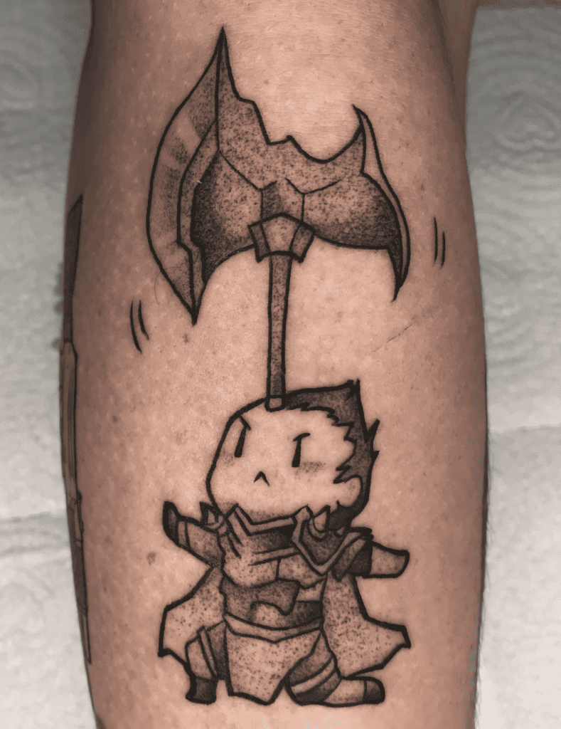 Darius Cute League of Legends Tattoo