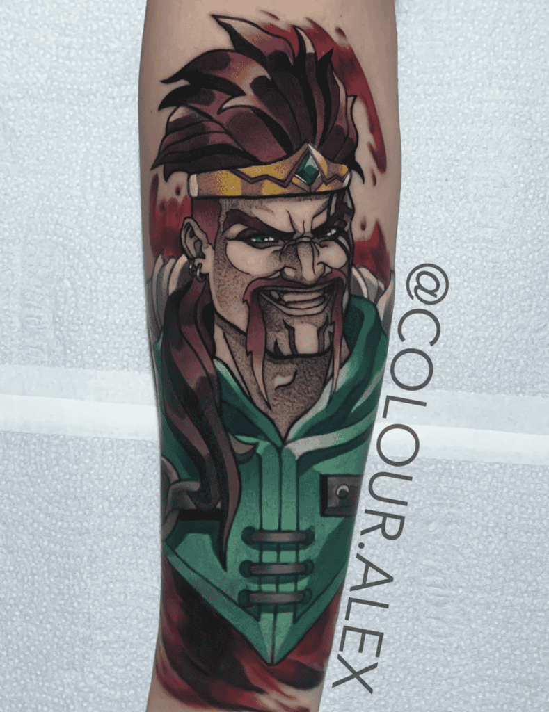 Draven League of Legends Tattoo