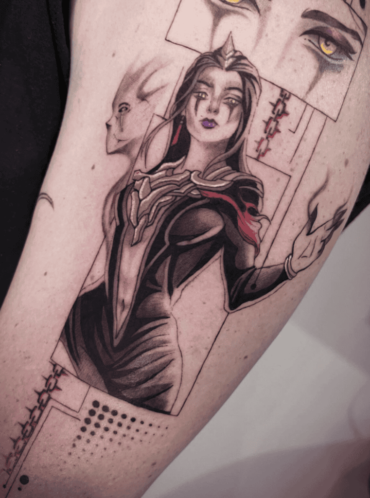 LeBlanc Frame League of Legends Tattoo