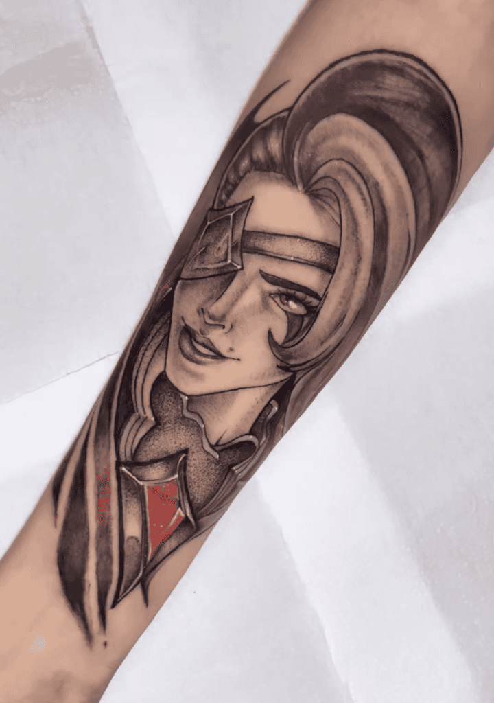 Samira League of Legends Tattoo