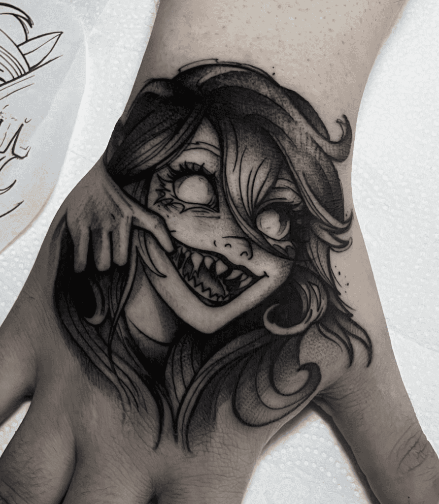 Briar Smile League of Legends Tattoo
