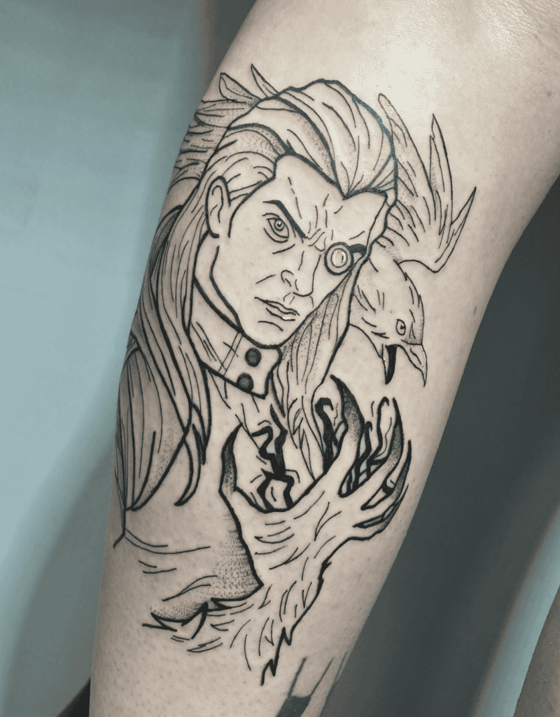 Swain League of Legends Tattoo