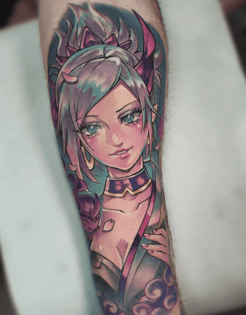 Riven League of Legends Tattoo