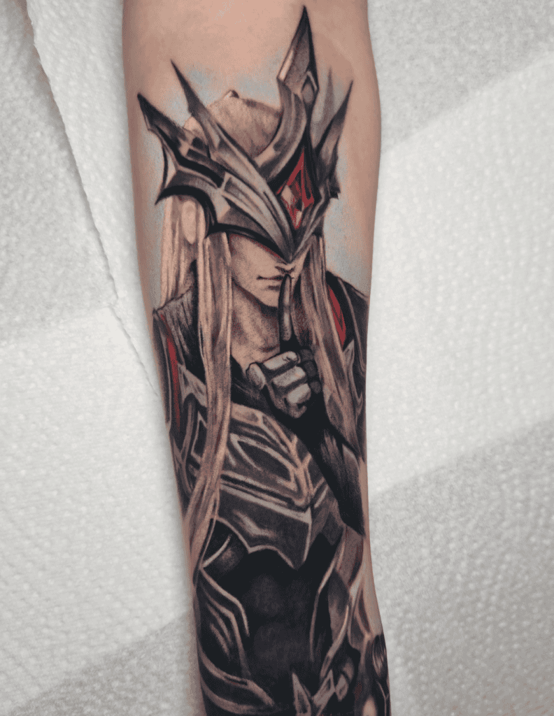 Yone Crown League of Legends Tattoo