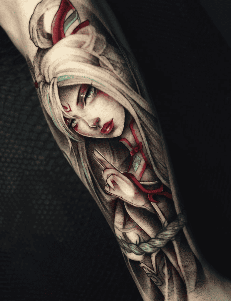 Irelia Alt League of Legends Tattoo