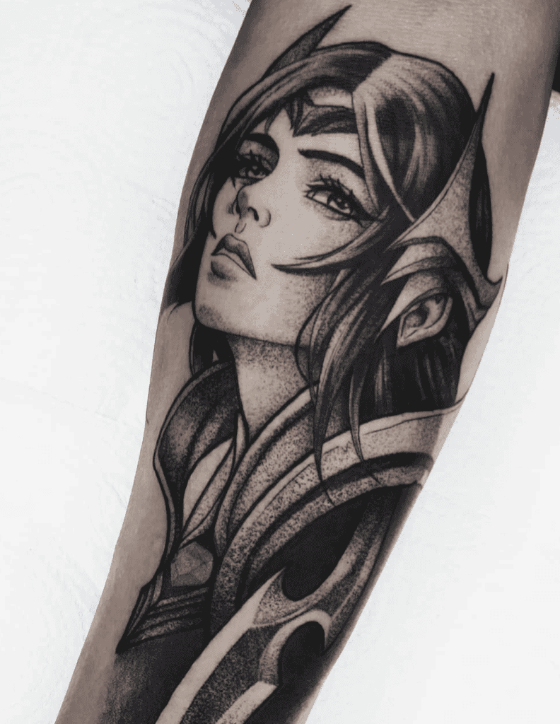 Irelia League of Legends Tattoo