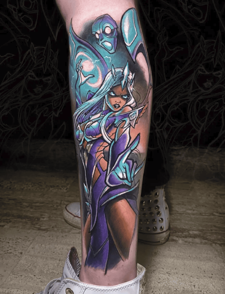 Karma League of Legends Tattoo