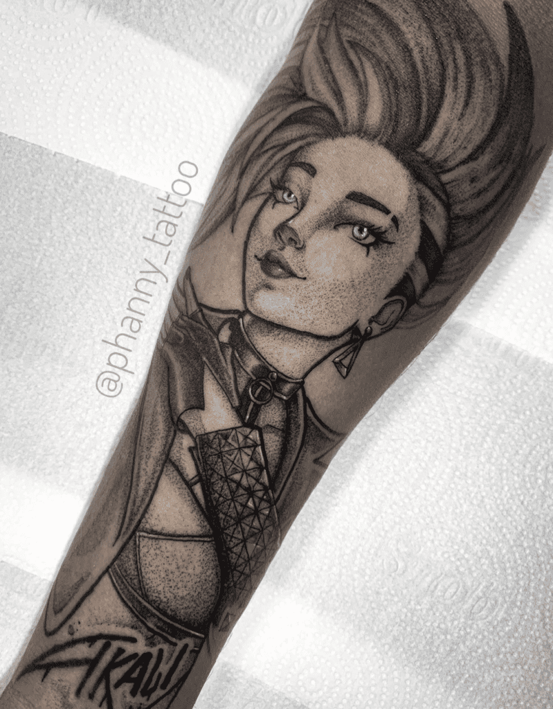Akali League of Legends Tattoo