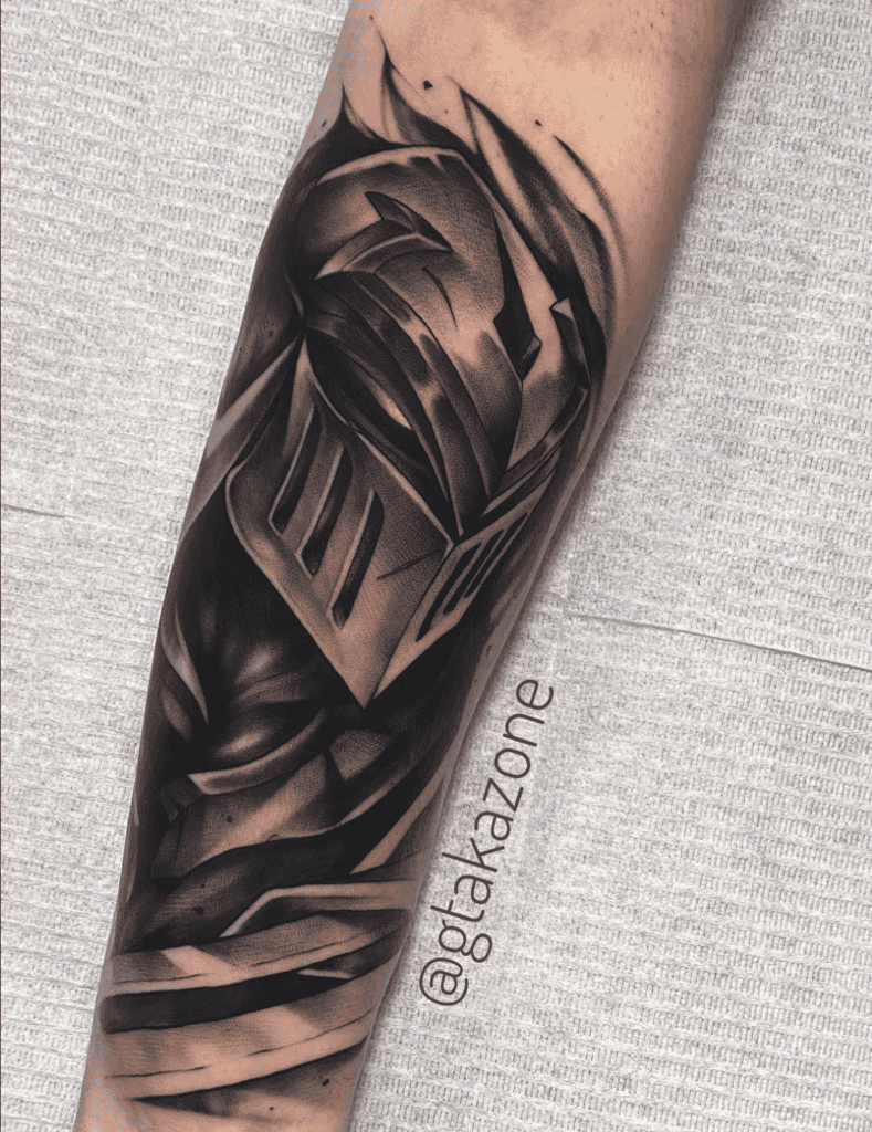Zed Armour League of Legends Tattoo
