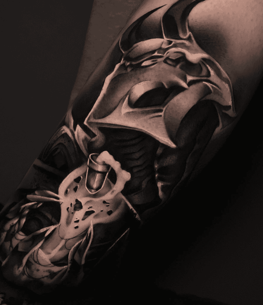 Jhin Pose League of Legends Tattoo