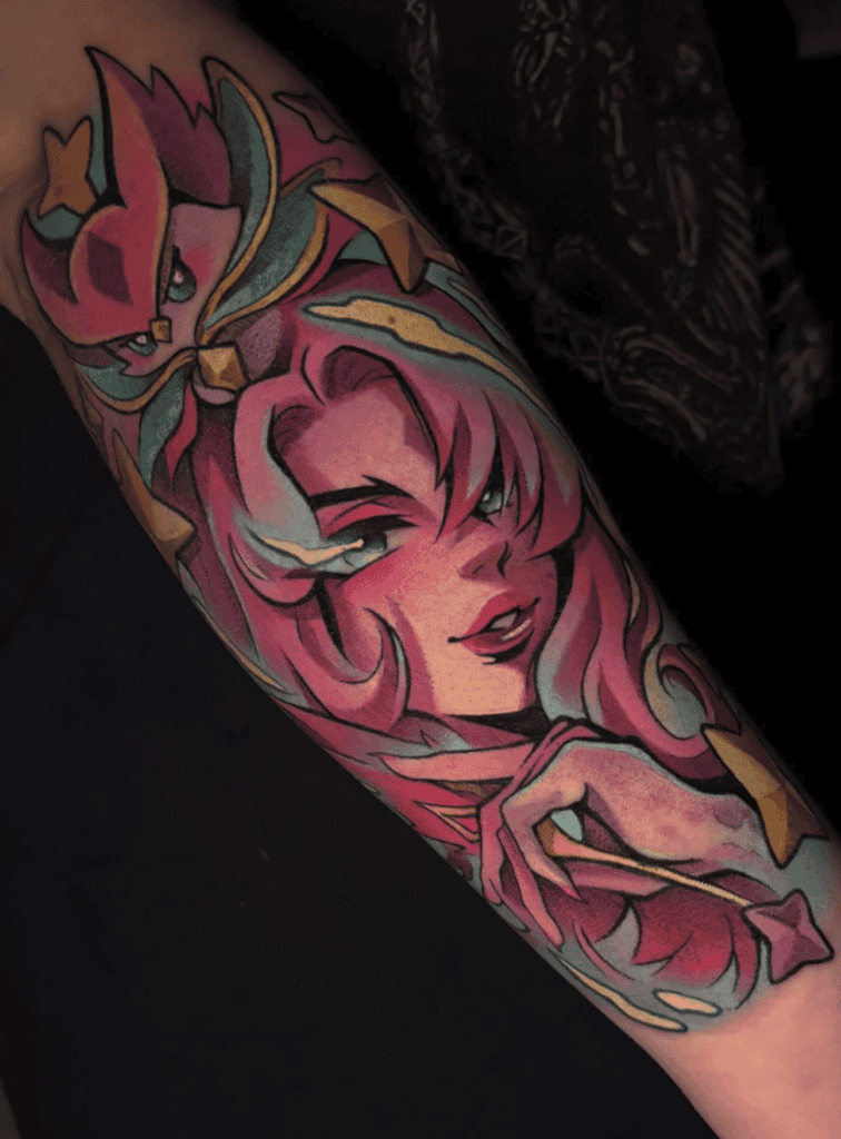 Xayah Alt League of Legends Tattoo
