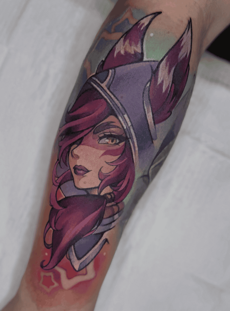 Xayah League of Legends Tattoo