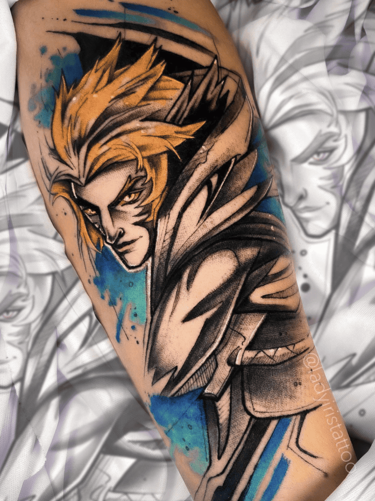 Rakan Alt League of Legends Tattoo