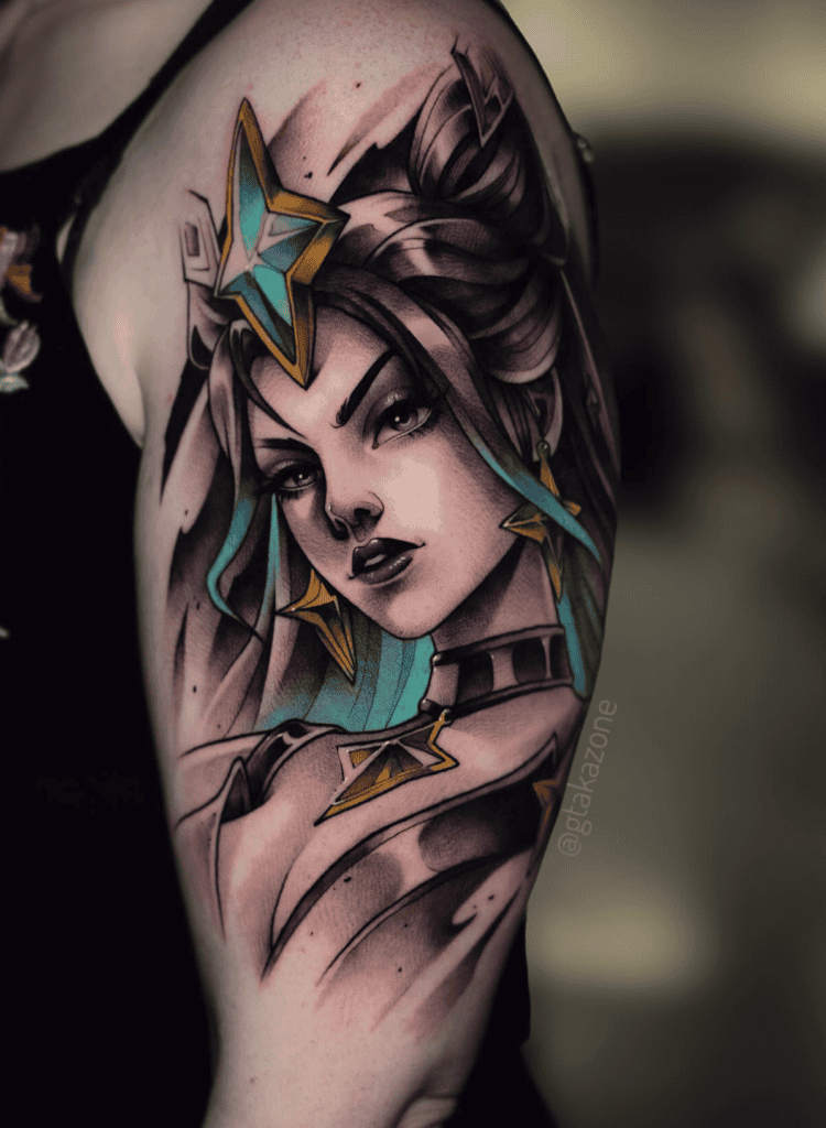 Syndra League of Legends Tattoo