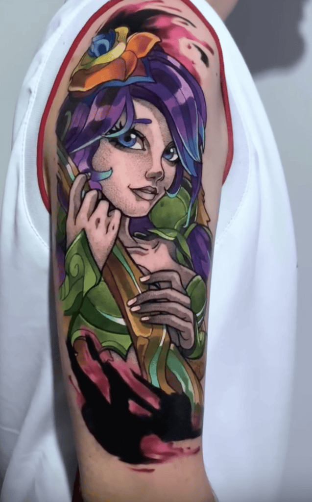 Lillia League of Legends Tattoo