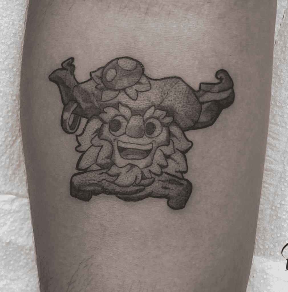 Ivern Head League of Legends Tattoo
