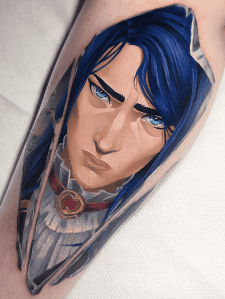 Caitlyn League of Legends Tattoo
