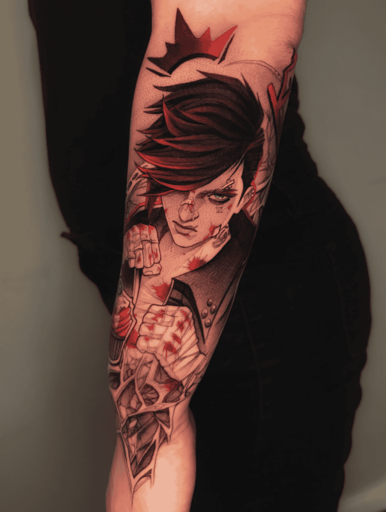 Vi Fists League of Legends Tattoo