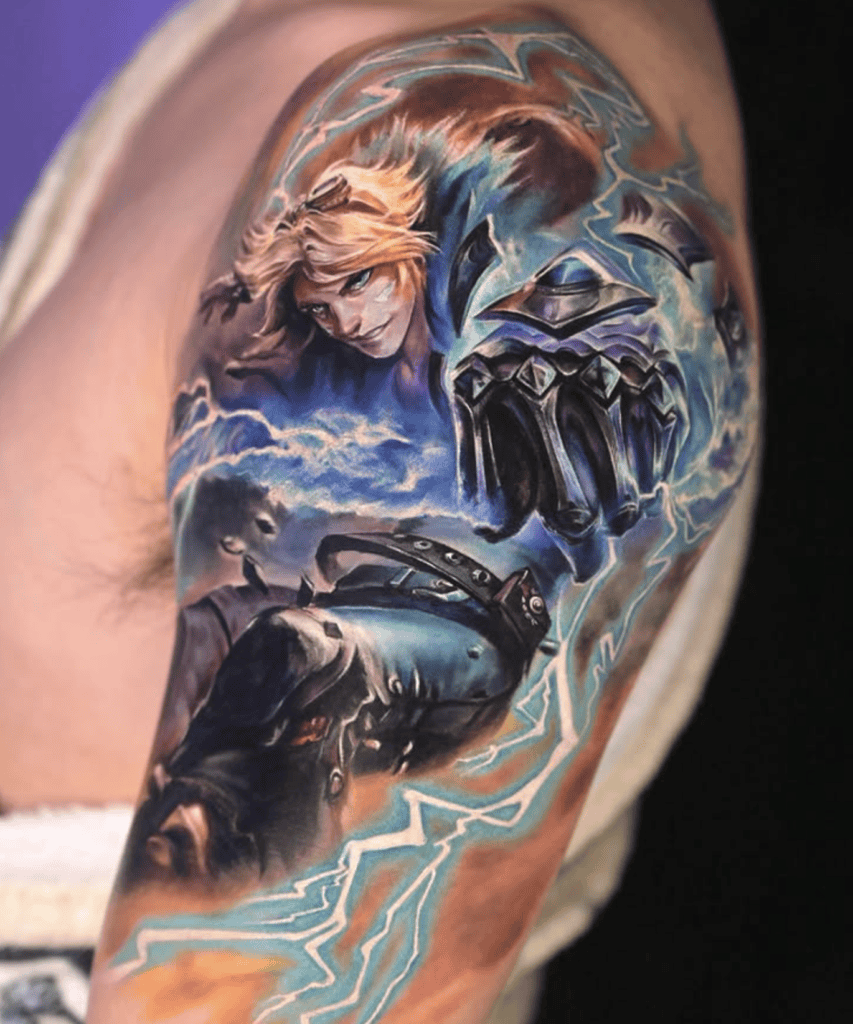 Ezreal League of Legends Tattoo