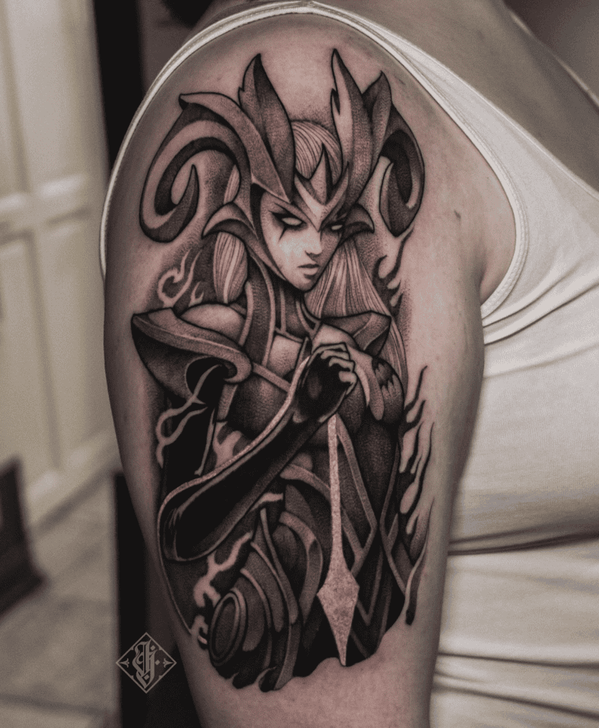 Camille League of Legends Tattoo