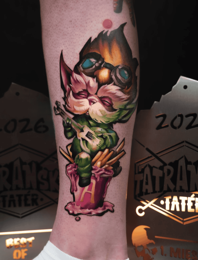Heimerdinger Play League of Legends Tattoo